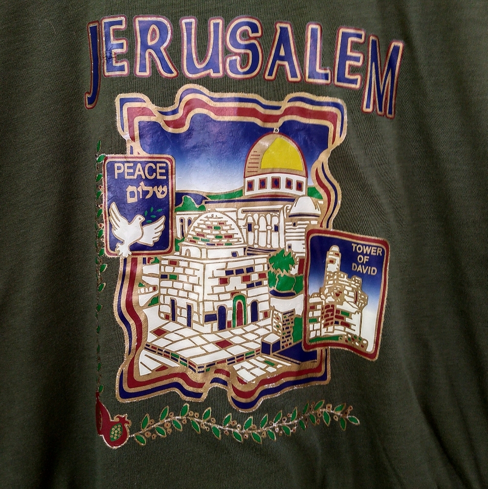 Jerusalem tourist t-shirt
